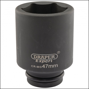 Draper 419D-MM Draper Expert HI-TORQ® 6 Point Deep Impact Socket, 3/4 inch  Sq. Dr., 47mm - Discontinued - Code: 05078 - Pack Qty 1