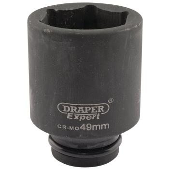 Draper 419D-MM Draper Expert HI-TORQ® 6 Point Deep Impact Socket, 3/4 inch  Sq. Dr., 49mm - Discontinued - Code: 05080 - Pack Qty 1
