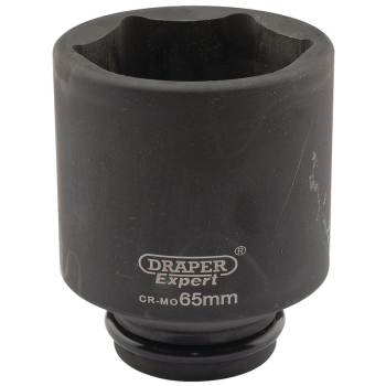 Draper 419D-MM Draper Expert HI-TORQ® 6 Point Deep Impact Socket, 3/4 inch  Sq. Dr., 65mm - Discontinued - Code: 05090 - Pack Qty 1