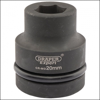 Draper 425-MM Draper Expert HI-TORQ® 6 Point Impact Socket, 1 inch  Sq. Dr., 20mm - Code: 05101 - Pack Qty 1