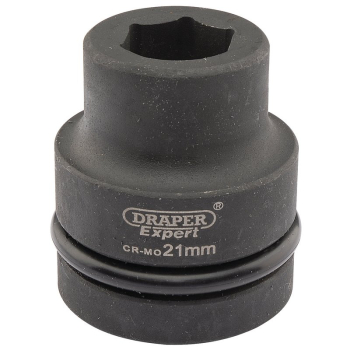 Draper 425-MM Draper Expert HI-TORQ® 6 Point Impact Socket, 1 inch  Sq. Dr., 21mm - Discontinued - Code: 05102 - Pack Qty 1