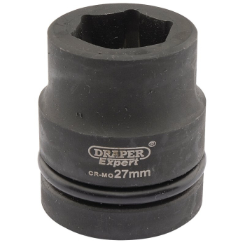 Draper 425-MM Draper HI-TORQ® 6 Point Impact Socket, 1 inch  Sq. Dr., 27mm - Code: 05108 - Pack Qty 1