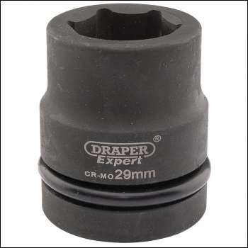 Draper 425-MM Draper Expert HI-TORQ® 6 Point Impact Socket, 1 inch  Sq. Dr., 29mm - Code: 05110 - Pack Qty 1