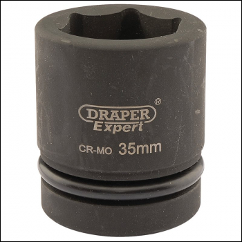 Draper 425-MM Draper Expert HI-TORQ® 6 Point Impact Socket, 1 inch  Sq. Dr., 35mm - Code: 05115 - Pack Qty 1
