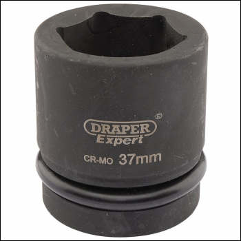 Draper 425-MM Draper Expert HI-TORQ® 6 Point Impact Socket, 1 inch  Sq. Dr., 37mm - Code: 05117 - Pack Qty 1