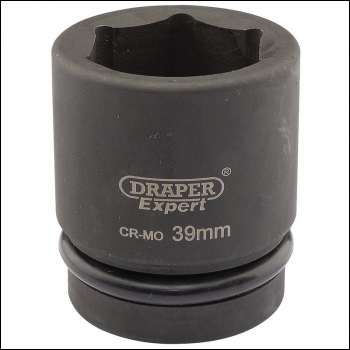 Draper 425-MM Draper Expert HI-TORQ® 6 Point Impact Socket, 1 inch  Sq. Dr., 39mm - Code: 05119 - Pack Qty 1