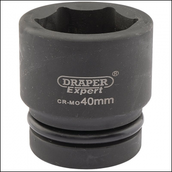 Draper 425-MM Draper Expert HI-TORQ® 6 Point Impact Socket, 1 inch  Sq. Dr., 40mm - Code: 05120 - Pack Qty 1