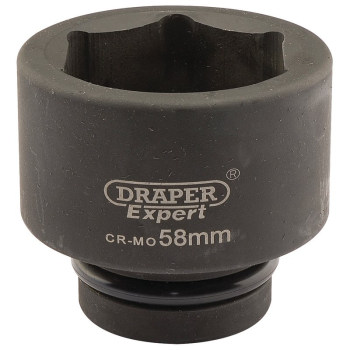 Draper 425-MM Draper Expert HI-TORQ® 6 Point Impact Socket, 1 inch  Sq. Dr., 58mm - Discontinued - Code: 05128 - Pack Qty 1