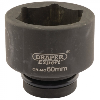Draper 425-MM Draper Expert HI-TORQ® 6 Point Impact Socket, 1 inch  Sq. Dr., 60mm - Code: 05129 - Pack Qty 1