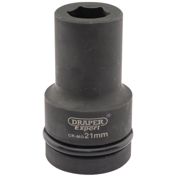 Draper 425D-MM Draper HI-TORQ® 6 Point Deep Impact Socket, 1 inch  Sq. Dr., 21mm - Discontinued - Code: 05136 - Pack Qty 1