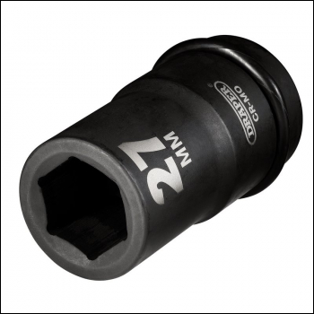 Draper 425D-MM Draper Hi-TORQ® Deep Impact Socket, 1 inch  Sq. Dr., 27mm - Code: 05142 - Pack Qty 1