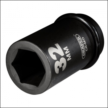 Draper 425D-MM Draper Hi-TORQ® Deep Impact Socket, 1 inch  Sq. Dr., 32mm - Code: 05146 - Pack Qty 1