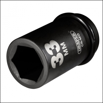 Draper 425D-MM Draper Hi-TORQ® Deep Impact Socket, 1 inch  Sq. Dr., 33mm - Code: 05147 - Pack Qty 1