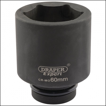 Draper 425D-MM Draper Expert HI-TORQ® 6 Point Deep Impact Socket, 1 inch  Sq. Dr., 60mm - Code: 05157 - Pack Qty 1