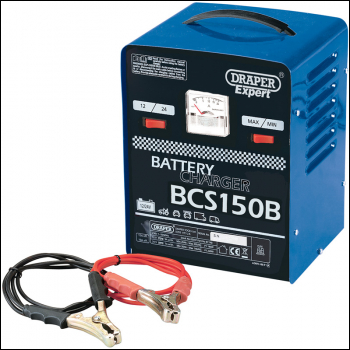 DRAPER Expert 12V Battery Starter/Charger, 135A - Discontinued - Pack Qty 1 - Code: 05582
