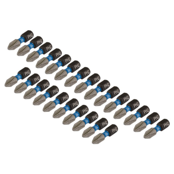 Draper IMBH/PH25/25 Draper Expert Cross Slot/PH Type Impact Screwdriver Bits, No.2 x 25mm, 1/4 inch  Hex (Pack of 25) - Code: 05691 - Pack Qty 1