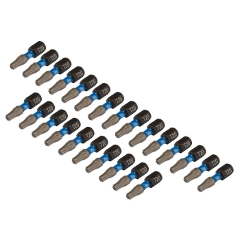 Draper IMBH/TX25/25 Draper Expert TX-STAR® Impact Screwdriver Bits, T20 x 25mm, 1/4 inch  Hex (Pack of 25) - Code: 05692 - Pack Qty 1