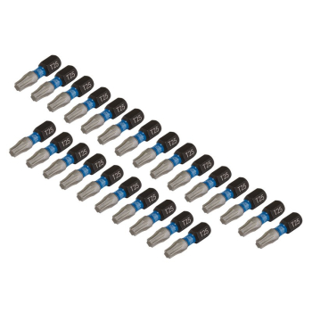 Draper IMBH/TX25/25 Draper Expert TX-STAR® Impact Screwdriver Bits, T25 x 25mm, 1/4 inch  Hex (Pack of 25) - Code: 05695 - Pack Qty 1