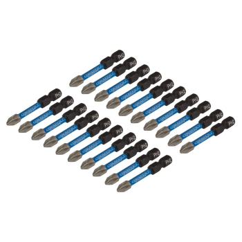 Draper IMBH/PH50/20 Draper Expert Cross Slot/PH Type Impact Screwdriver Bits, No.2 x 50mm, 1/4 inch  Hex (Pack of 20) - Code: 05697 - Pack Qty 1
