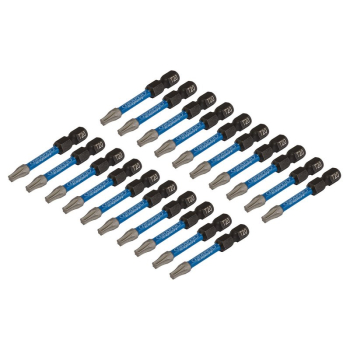 Draper IMBH/TX50/20 Draper Expert TX-STAR® Impact Screwdriver Bits, T20 x 50mm, 1/4 inch  Hex (Pack of 20) - Code: 05698 - Pack Qty 1