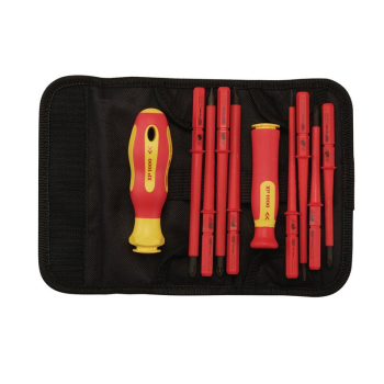 Draper 965I/10 XP1000® VDE Interchangeable Blade Screwdriver Set (10 Piece) - Code: 05721 - Pack Qty 1