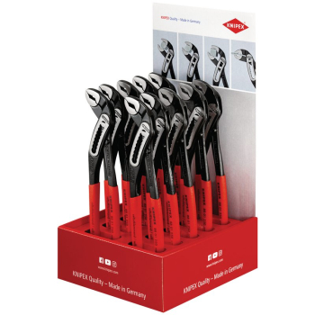 Draper 00 18 01 V12 KNIPEX Alligator® 00 18 01 V12 Counter Display of 88 01 250 Water Pump Pliers 10 parts, 250mm - Code: 05768 - Pack Qty 1