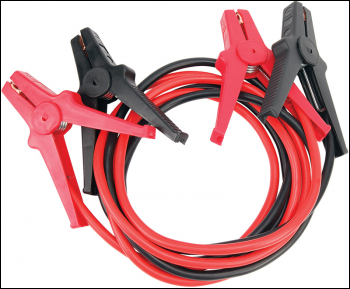 DRAPER 2.5m x 10mm² Battery Booster Cables - Pack Qty 1 - Code: 06072