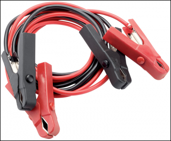 DRAPER 2M Motorcycle Battery Booster Cables - Pack Qty 1 - Code: 06074