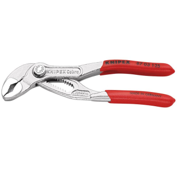 Draper 87 03 125 KNIPEX 87 03 125 Cobra® High-Tech Water Pump Pliers, 125mm - Code: 06080 - Pack Qty 1