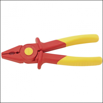 Draper 98 62 01 Knipex Fully Insulated 'S' Range Soft Grip Flat Nose Pliers, 180mm - Code: 06082 - Pack Qty 1