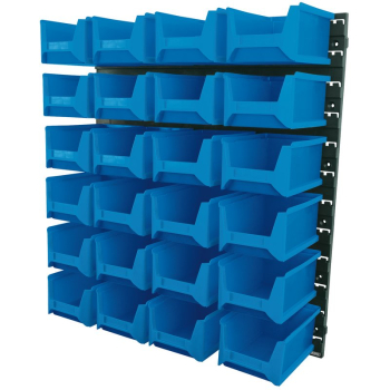 Draper SBB24B 24 Bin Wall Storage Unit, Large Bins - Code: 06797 - Pack Qty 1