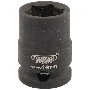 Draper 409-MM Draper Expert HI-TORQ® 6 Point Impact Socket, 3/8 inch  Sq. Dr., 14mm - Code: 06874 - Pack Qty 1