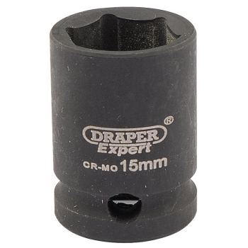 Draper 409-MM Draper HI-TORQ® 6 Point Impact Socket, 3/8 inch  Sq. Dr., 15mm - Code: 06875 - Pack Qty 1