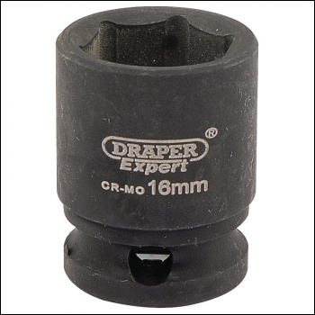 Draper 409-MM Draper Expert HI-TORQ® 6 Point Impact Socket, 3/8 inch  Sq. Dr., 16mm - Code: 06876 - Pack Qty 1