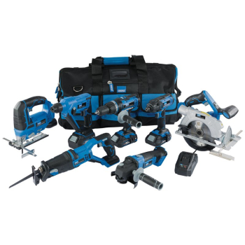 Draper PTK720VMK Draper Storm Force® 20V 7 Machine Cordless Kit (12 Piece) - Code: 07025 - Pack Qty 1
