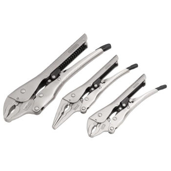 Draper LP-D/ALPS Auto Locking Pliers Set (3 Piece) - Code: 07103 - Pack Qty 1