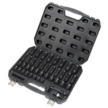 Draper 410/40/MM Draper Hi-TORQ® Impact Socket Set, 1/2 inch  Sq. Dr. (40 Piece) - Code: 07106 - Pack Qty 1