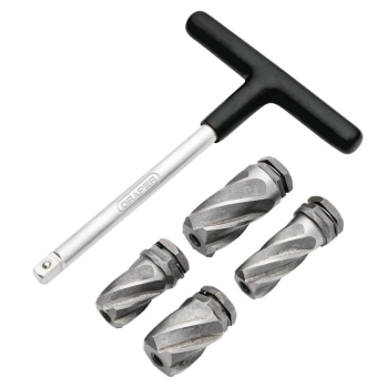 Draper RS-5PC ABS Sensor Reamer Set, 1/4 inch  Sq. Dr. (5 Piece) - Code: 07127 - Pack Qty 1