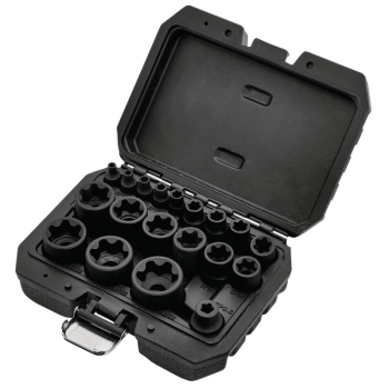 Draper TPSS-19PC External Torx Plus Socket Set, 1/4 inch , 3/8 inch , 1/2 inch  Sq. Dr. (19 Piece) - Code: 07128 - Pack Qty 1