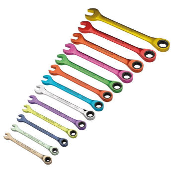 Draper RSS13 Draper HI-TORQ® Metric Ratchet Combination Spanner Set (13 Piece) - Code: 07142 - Pack Qty 1