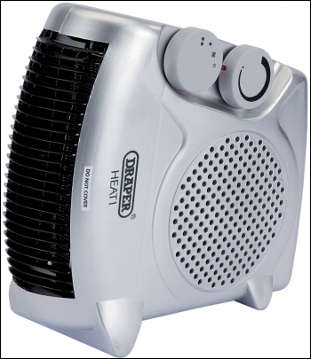 DRAPER 2kW 230V Fan Heater - Pack Qty 1 - Code: 07213
