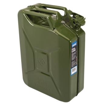 Draper SFC20L-GREEN/C Steel Fuel Can, 20L, Green - Code: 07218 - Pack Qty 1
