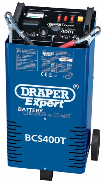 DRAPER Expert 12/24V 400A Battery Start/Charger - Pack Qty 1 - Code: 07263