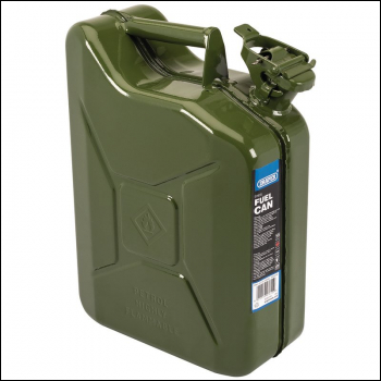 Draper SFC10L-GREEN/C Steel Fuel Can, 10L, Green - Code: 07610 - Pack Qty 1