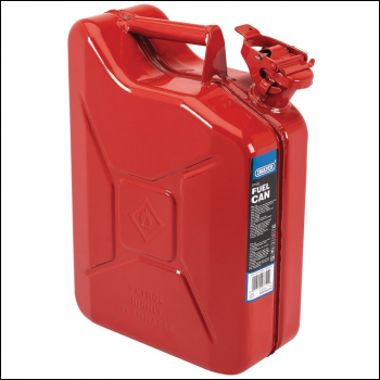 Draper SFC10L-RED/C Steel Fuel Can, 10L, Red - Code: 07741 - Pack Qty 1