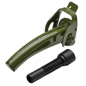 Draper SFC-SP-GREEN/C Green Steel Spout for 10/20L Fuel Cans - Code: 07826 - Pack Qty 1
