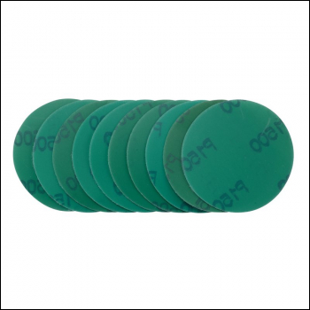 Draper SDWOD75 Wet and Dry Sanding Discs with Hook and Loop, 75mm, 1500 Grit (Pack of 10) - Code: 08111 - Pack Qty 1