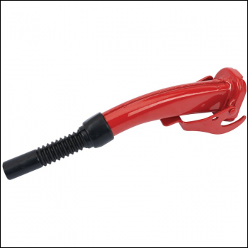 Draper SFC-SP-RED/C Red Steel Spout for 10/20L Fuel Cans - Code: 08115 - Pack Qty 1