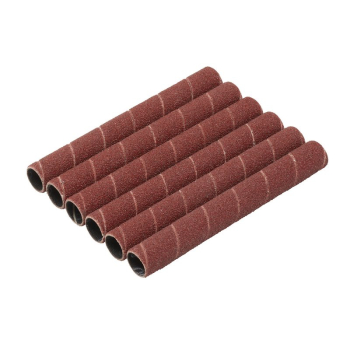Draper SSAO1 Aluminium Oxide Sanding Sleeves, 12.7 x 115mm, 80 Grit (Pack of 6) - Code: 08364 - Pack Qty 1