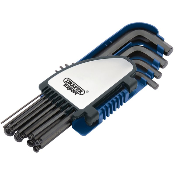 Draper HB12AF Imperial Hexagon and Ball End Hexagon Key Set (12 Piece) - Code: 08381 - Pack Qty 1